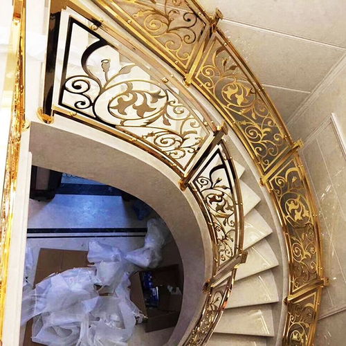 別墅放個(gè)銅樓梯護(hù)欄 瞬間氣場大增