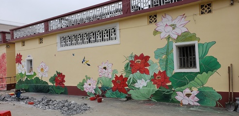 墻繪藝術 汕尾新農(nóng)村建設中的社區(qū)文化墻