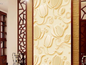 精品時尚花紋浮雕玄關壁畫 材質(zhì)編號17086585，提升家居格調(diào)的藝術之選
