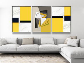 客廳三聯(lián)畫 藝術與安徽工藝的完美融合